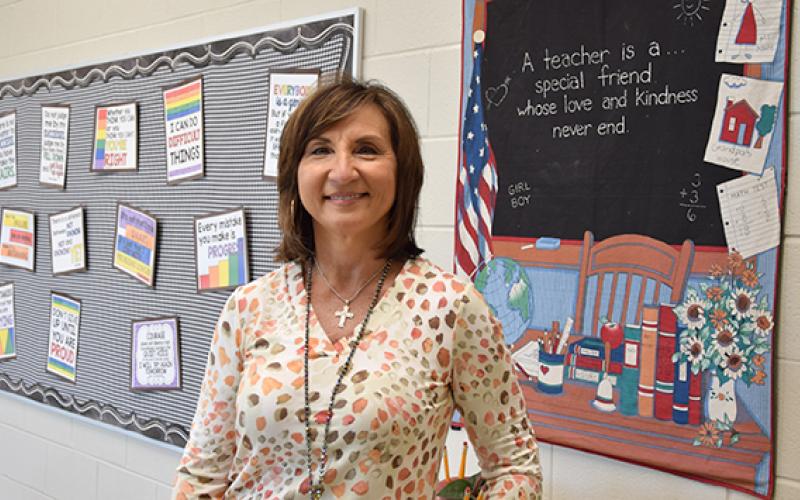 Anna Murphy is retiring from teaching after 33 years in Franklin County schools. (Photo by Sinclair)