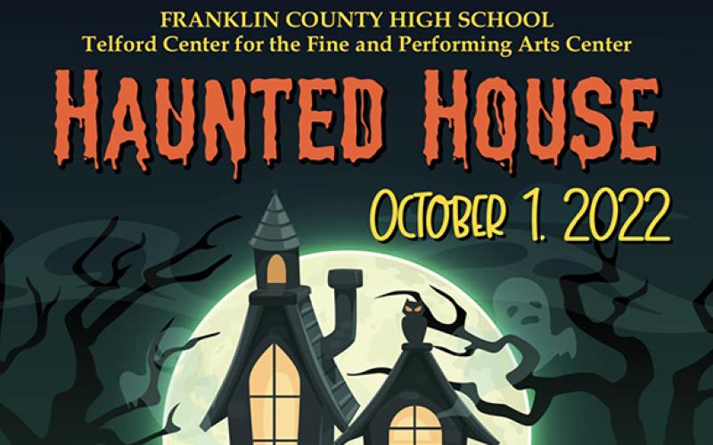 The Franklin County High School Theatre program will host its third annual Haunted House of Phobias Oct. 1 from 6:30-11 p.m. in the Telford Center for the Fine and Performing Arts.