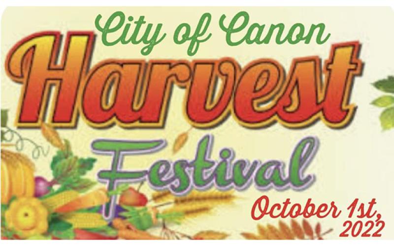 The Canon Harvest Festival will be held Oct. 15 from 9 a.m. to 10 p.m. in downtown Canon. It had been scheduled for Oct. 1.