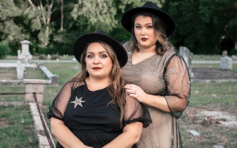 The Spooky Soul Sisters, Ashley Dodd and Kayla Finger, will take people on a haunted history tour of Lavonia this month with stops including the cemetery