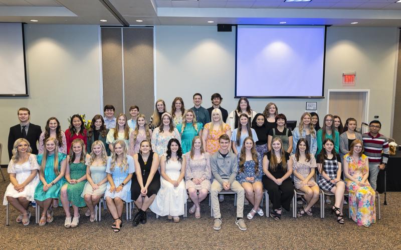 Honor graduates for the Franklin County High School Class of 2023 were honored Friday at the annual Franklin County High School Honors Breakfast. (Photo courtesy of the Franklin County Chamber of Commerce)