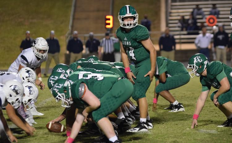 The Franklin County Lions defeated East Jackson 35-14 Friday for their first win.
