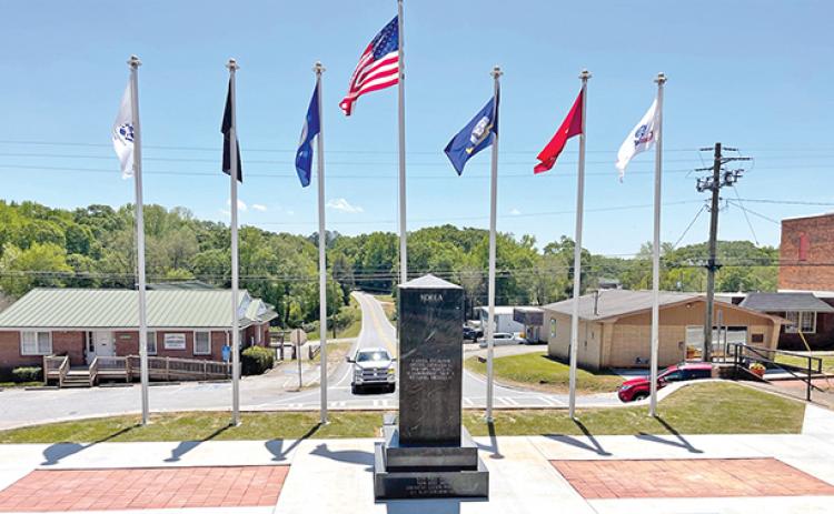 Franklin County will dedicate its Veterans Memorial Plaza (above) and First Responders Monument during a special event Nov. 13.