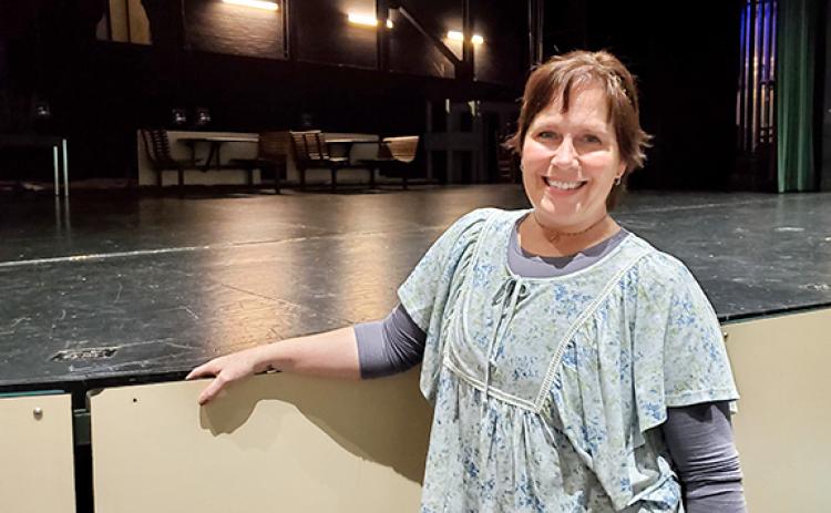 Charity Henry, drama teacher at Franklin County High School, is almost a 15-year breast cancer survivor. (Photo by Sinclair)
