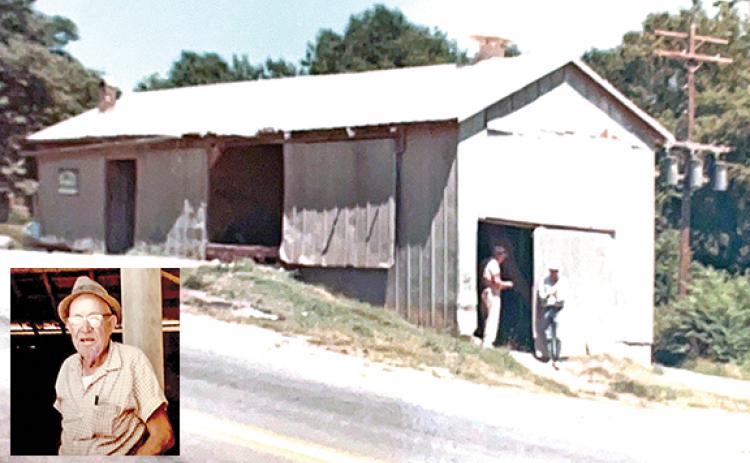 Ernest "Green" McDuffie (inset) operated a mill that ground corn and animal feed in Carnesville for more than 40 years. (Photos courtesy of the McDuffie family)