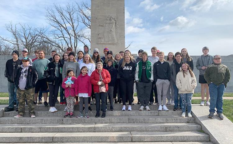 A group of students from Franklin County High School spent part of spring break on a trip to Gettysburg, Pa.