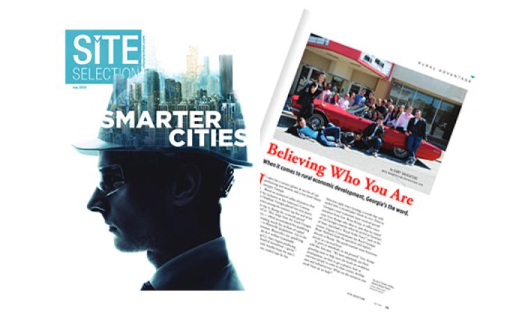 An article in the July issue of Site Selection spotlights the work of Franklin, Hart and Stephens counties in the Joint Development Authority.