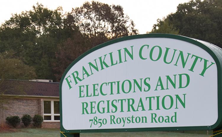 Qualifying packets are available at the Franklin County Elections and Registration Office at 7850 Royston Road in Carnesville.