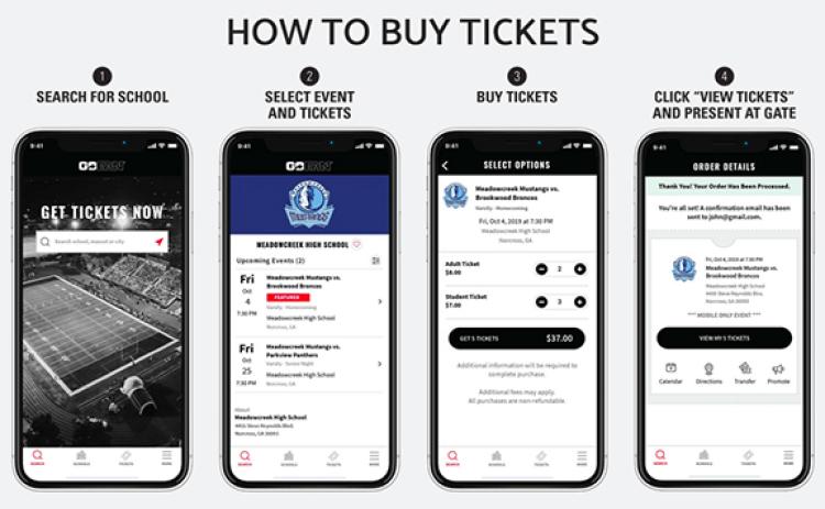 Franklin County High School and Franklin County Middle School will be using the GoFan app for athletic tickets this school year. To buy tickets, download the app, type in the name of the school, select the event, complete payment on the phone and present the ticket at the gate.