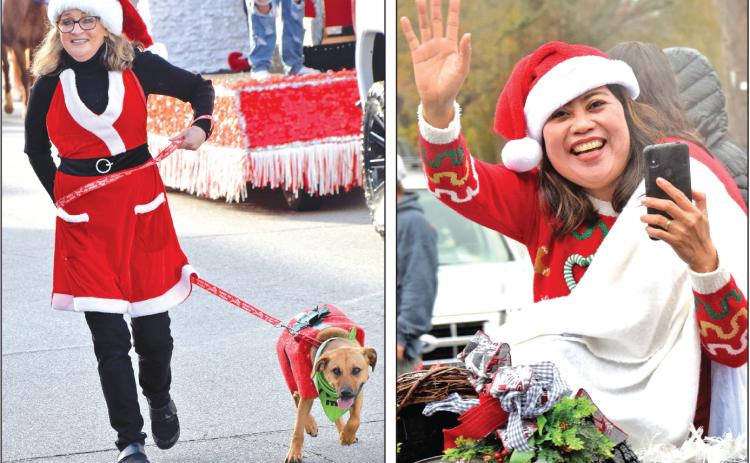 Smiles – human and canine alike – abounded Saturday and Sunday as the Canon and Lavonia Christmas Parades were held. The Royston Parade of Lights will round out the parade schedule this Saturday at 5 p.m. (Photos by Scoggins)
