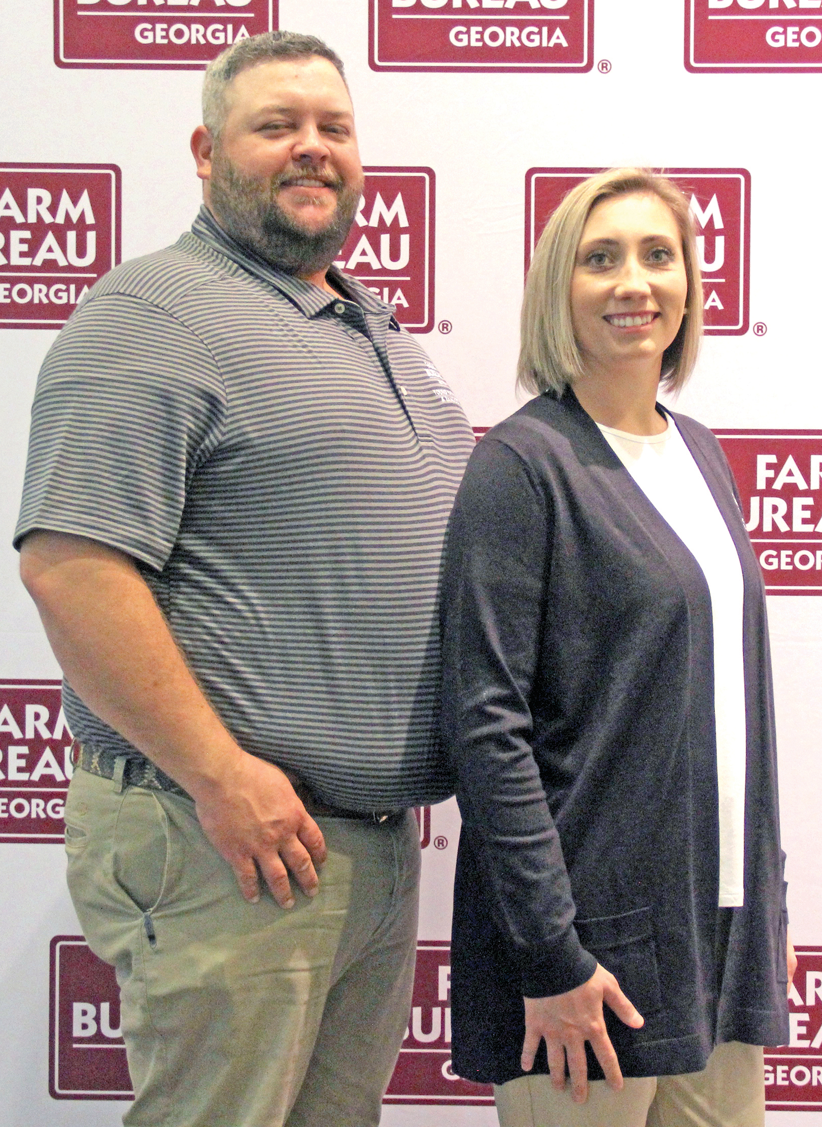 Colt and LeAnna Hart are chairing the 2023 Georgia Farm Bureau Young Farmer Committee. (Photo courtesy of Georgia Farm Bureau)