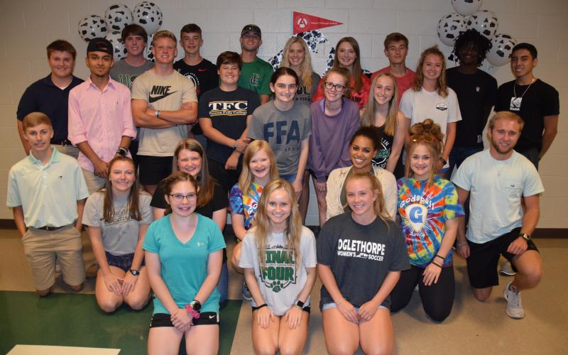 Students chosen for the Chick-Fil-A Leadership Academy at Franklin County High School are (in no particular order) seniors Alex Henry, Alyssa Yacobacci, Brandon Duncan, Claire Conner, Emma Maffett, Jayce Kimsey, Julian Rangel, Keaton Burton, Kennedy Williams and Micah Roebuck; juniors Allie Royston, Austin Norris, Cole Bunner, Connor Hill, Erin Scully, Everett Haselden, Faith Hart, Hannah Callahan, Jean Swancey and Mason Kelley; and sophomores Allison Rich, Canyon Randall, Chandler Coulter, Eryn Vaca Zamudi