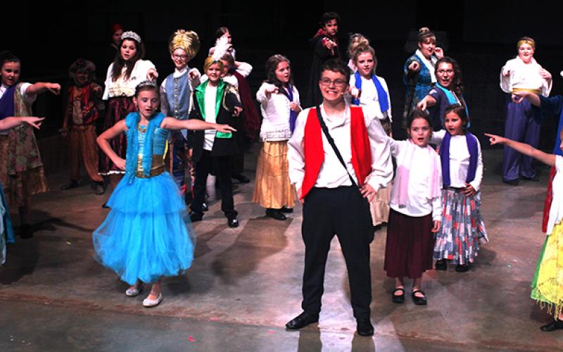 The cast of "Aladdin and His Wonderful Magical Lamp" will take the stage this weekend for four performances at the Lavonia Cultural Center.