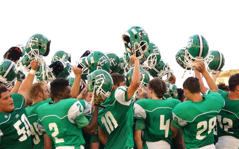 The Franklin County Junior Varsity Lions improved to 2-0 on the season with a decisive 14-0 victory Thursday in their home opener over the Commerce Tigers at Ed Bryant Stadium.