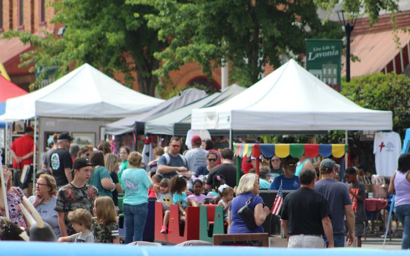 The Lavonia Fall Festival will be held Saturday in downtown Lavonia with a variety of entertainment, vendors and activities.