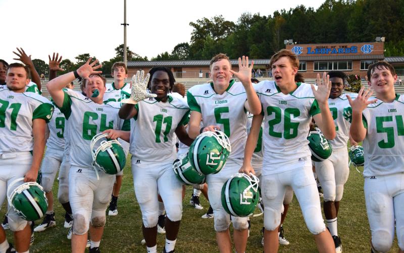The Franklin County Junior Varsity Lions football team extended its winning streak to five games with a 44-0 rout Thursday over the Banks County Leopards in Homer. 