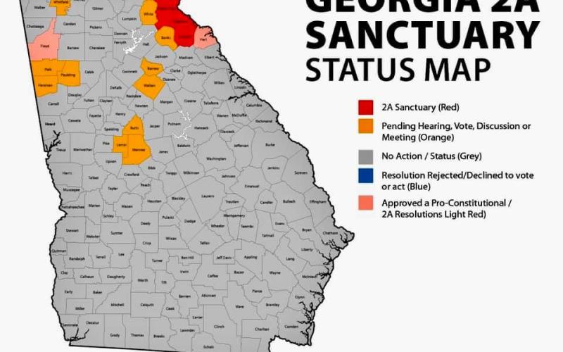 Franklin County commissioners voted Monday to declare Franklin County a Second Amendment Sanctuary County.