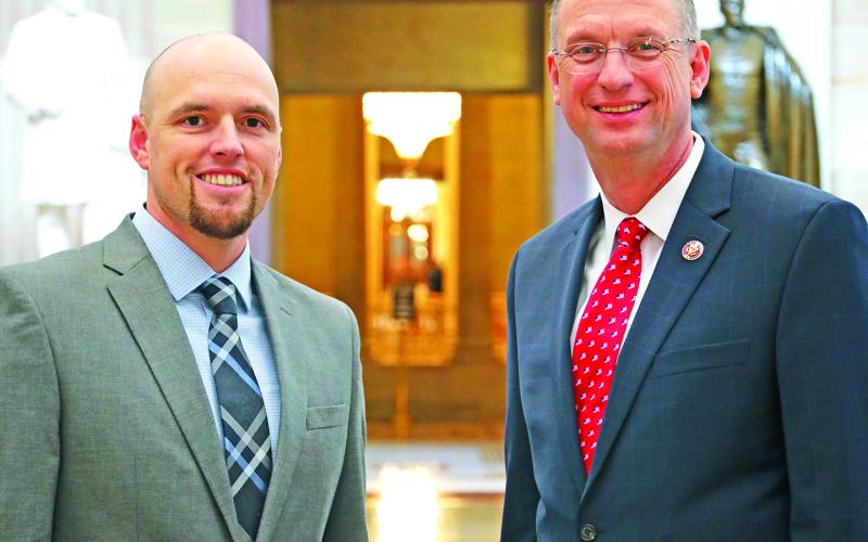 Will Cabe (left) of Red Hill was invited to the State of the Union Address Tuesday in Washington, D.C., by U.S. Rep. Doug Collins (right). (Photo courtesy of Annie Richardson of Collins’ office)