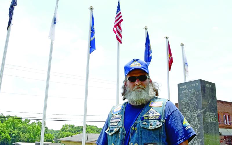 The Franklin County Veterans’ Memorial Plaza is continuing to grow, thanks to an effort led by Richard Roberts.