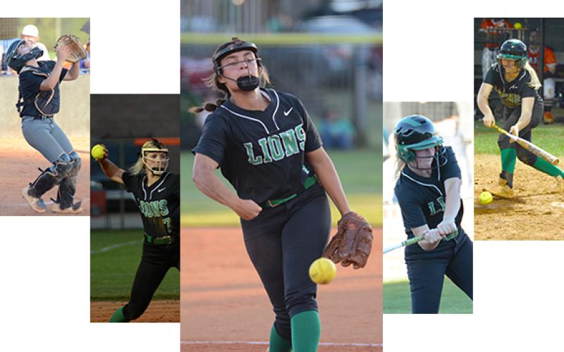Five Lady Lions were named first-team All-Region, led by Jayden Gailey who was Player of the Year.