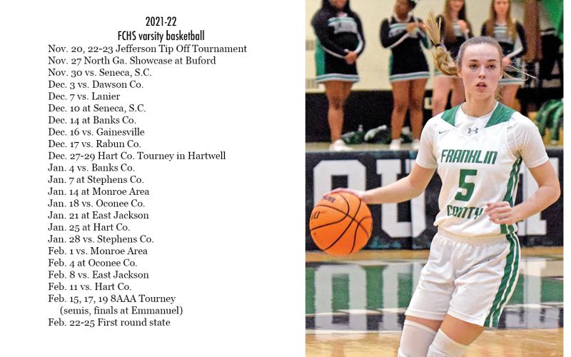 Bailey Aderholdt and the rest of the Lady Lions’ senior class will be counted on to lead Franklin’s girls’ team in 2021-22.