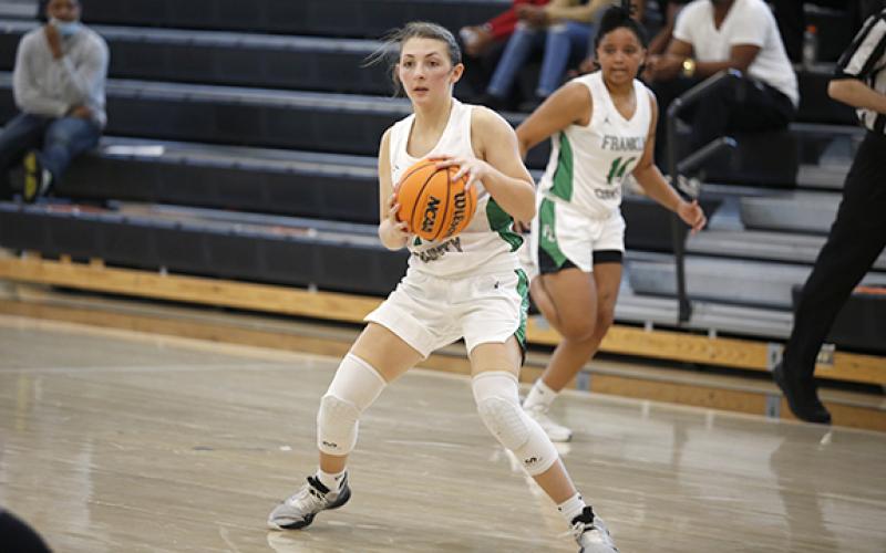 Calin Baird sets up her next move in a recent game. (Photo by Shane Scoggins)