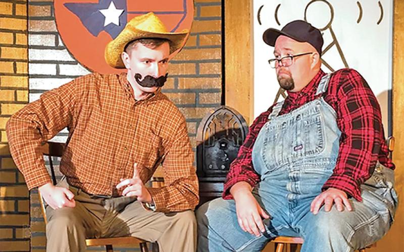 Isaac Beckner and Seth Howard star in 'Greater Tuna' at the Savannah River Playhouse.