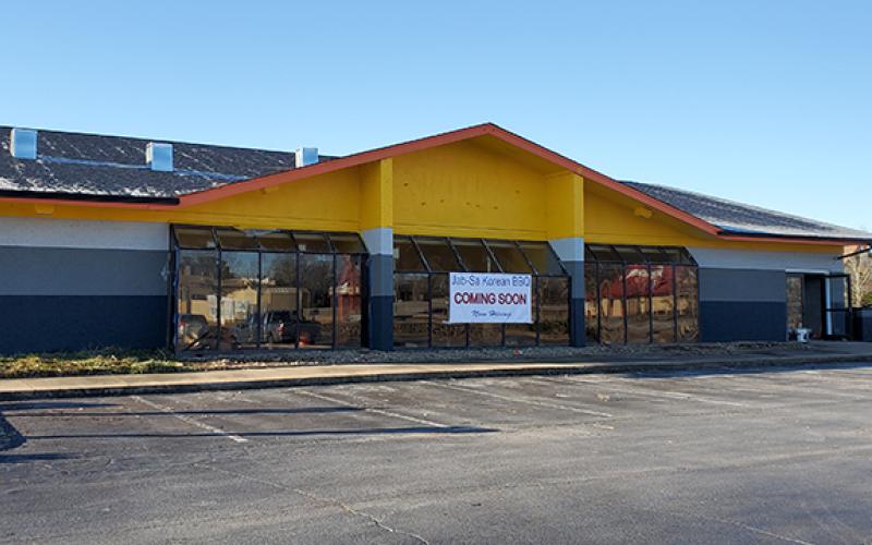 Jab Sa Korean BBQ is coming soon to the former Shoney’s restaurant near the interstate in Lavonia. (Photo by Sinclair)
