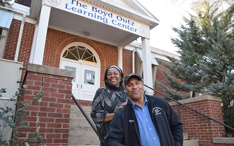 Patsy and Ken Watkins run Step of Faith which operates the Boyd Outz Learning Center. Outz was Patsy’s principal as a student and later encouraged her to become a paraprofessional at Lavonia Elementary School, and was “the only superintendent who could go in the black neighborhood at night.” (Photo by Sinclair)