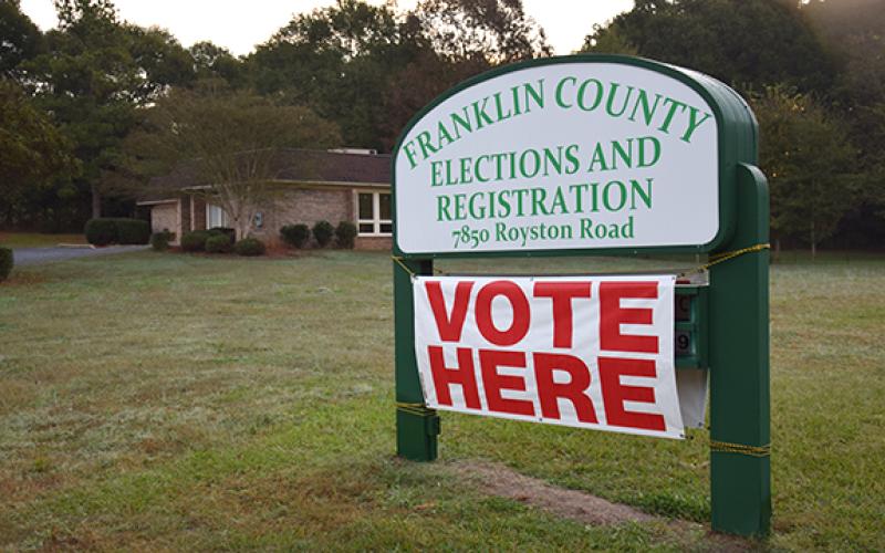 Hours for qualifying will be 9 a.m. until 5 p.m. March 7-10 and 9 a.m. until noon on March 11 at the Franklin County Board of Elections and Registration in Carnesville.