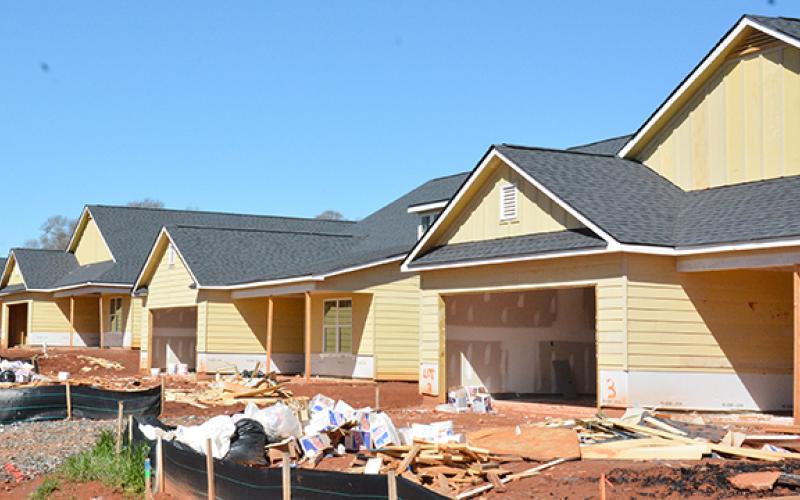 New houses are going up on Manley Street in Carnesville.