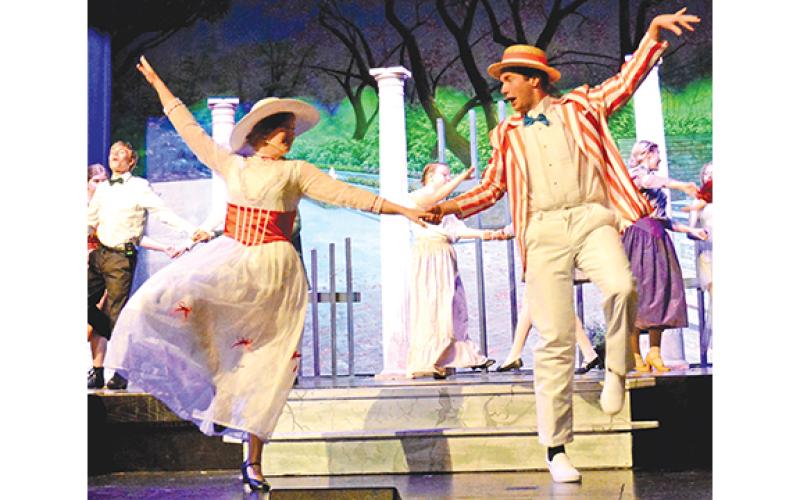 The Franklin County High School Theatre Department’s presentation of “Mary Poppins” will open tonight at the Telford Center for the Fine and Performing Arts. (Photo by Scoggins)