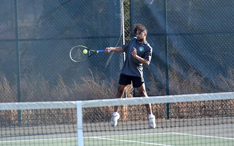 Keyez Roebuck and the Franklin County Lions’ tennis team are headed to the state playoffs.
