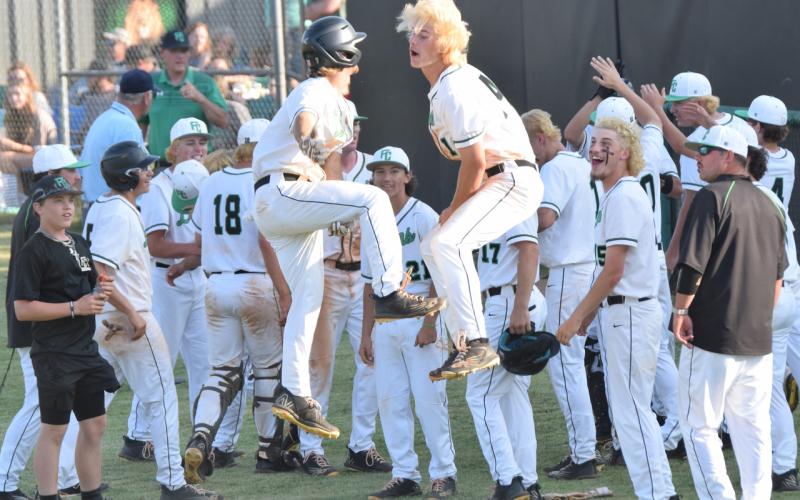 Franklin swept Morgan County 10-0 and 5-1 in a doubleheader Wednesday in the second round of the playoffs.