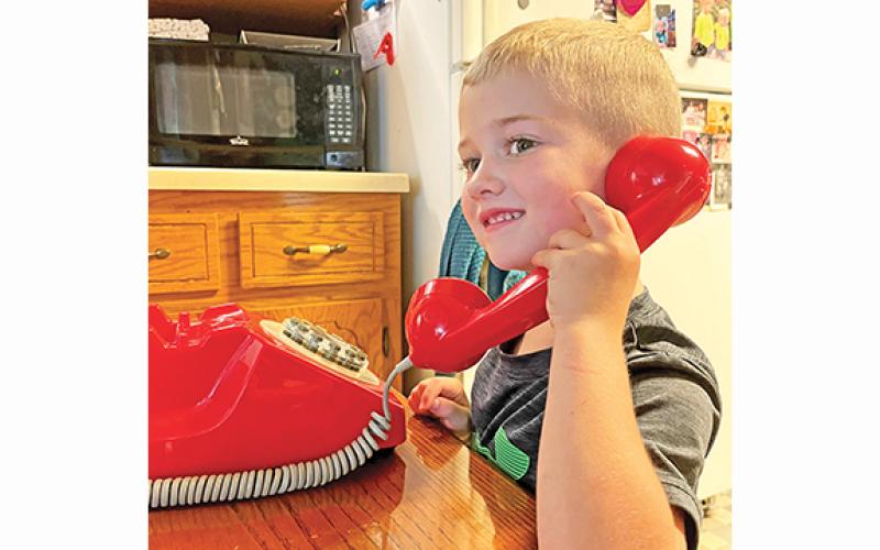 Four-year-old Abel Martin recently used his red Batphone to call his grandfather for help when his babysitter fell ill.