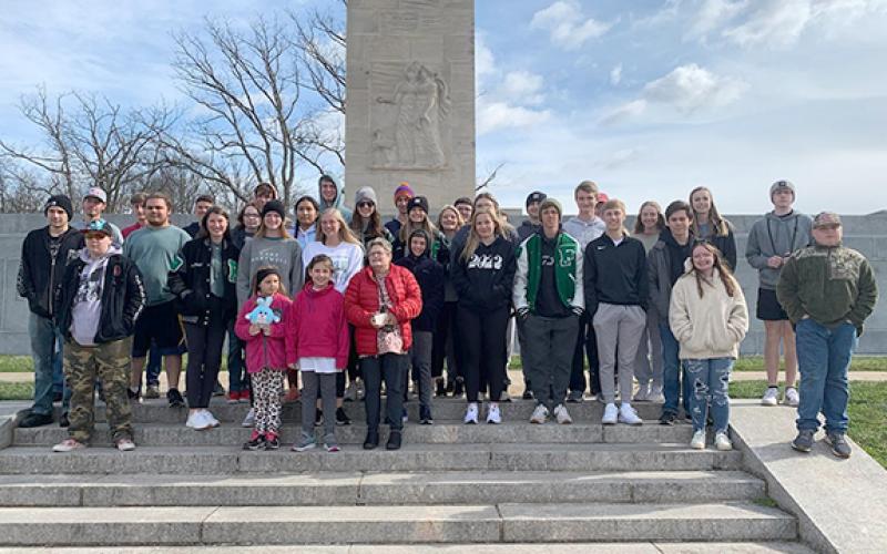 A group of students from Franklin County High School spent part of spring break on a trip to Gettysburg, Pa.