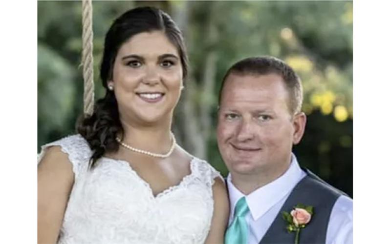 Royston Police Officer Rodney Pilgrim and wife Sandi are expecting their first child in October.