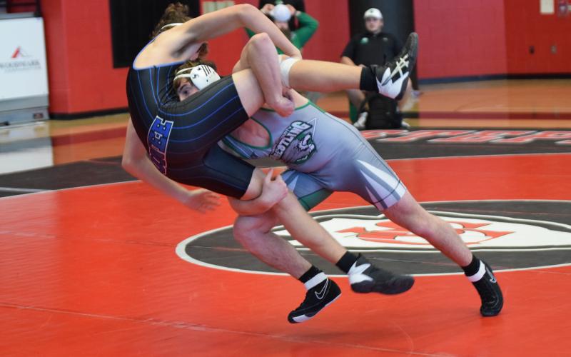 Brady Simms took first place in the Class AAA Sectional Tournament. He leads a contingent of eight Lions to the state tournament in Macon beginning Friday.