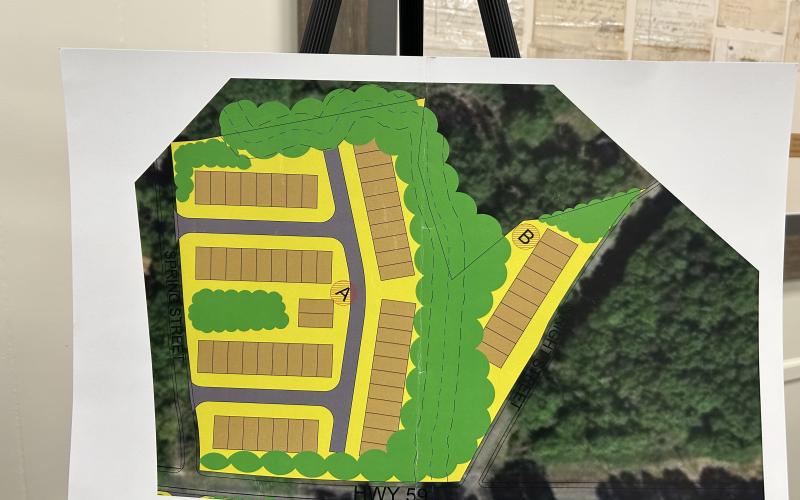 An amended rezoning request for a planned townhome development (above) on Vickery Street at Spring Street was recommended for approval Tuesday.
