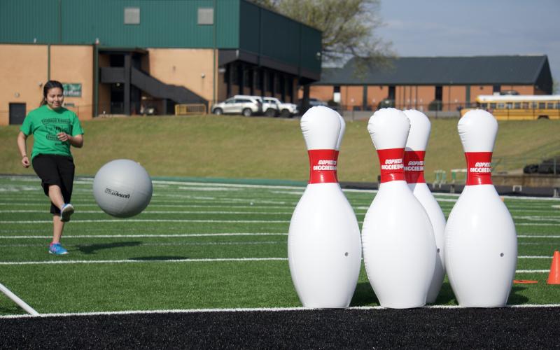 A variety of events – from running events to giant bowling – were held Friday at the Franklin County Special Olympics at Franklin County High School.