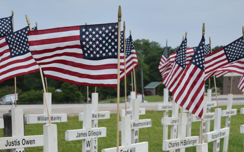The annual Memorial Day Ceremony will be held May 29 at 9 a.m.  at the Memorial Plaza at the Franklin County Courthouse.