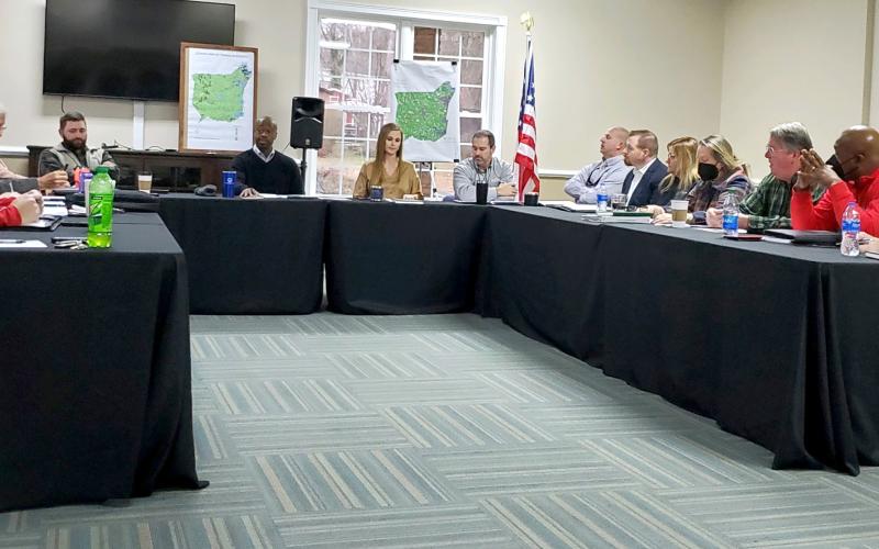 Two new members of the Industrial Building Authority were appointed Monday night, along with three new members of the Franklin County Planning Commission.