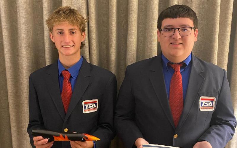 For FCHS, Landon Floyd and Levi Thomas competed in the Dragster event.