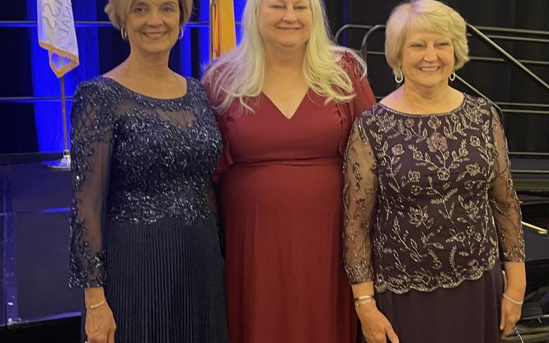 Pilot Club of Lavonia members (above, from left) Susan Harbin, Pilot International Director;Denise Thompson Sims, President-elect of Pilot Club of Lavonia; and Avaline Adams, Georgia District Governor attended the annual Pilot International Convention in Bellevue, Wash. Harbin (right in right photo) is pictured with Holly Baker, the 2023-24 Pilot International President.