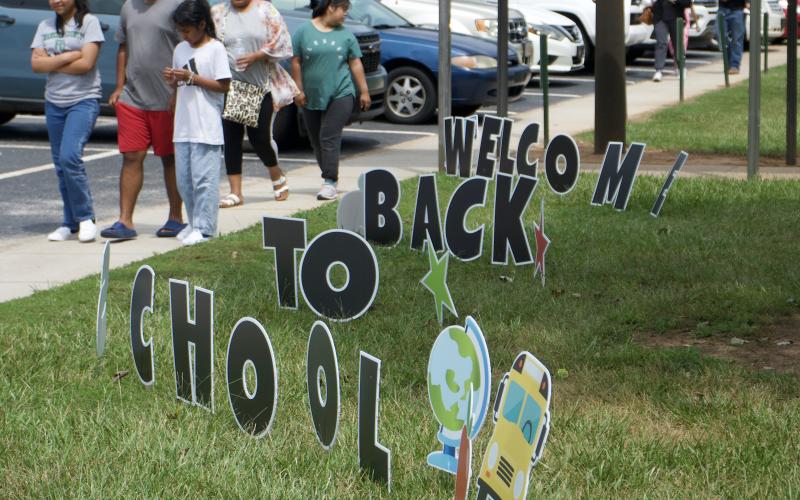 Franklin County School students went back to class Friday. Elementary schools held open houses Wednesday of last week. (Photo by Raese)