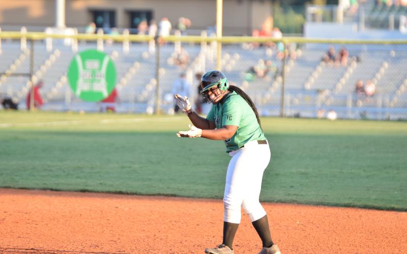 Lady Lion seniors Madison Bryston, Karson Johnson, Saniya Heard and Anzley Smith will be looked on for leadership for the 2023 Franklin Fastpitch team.