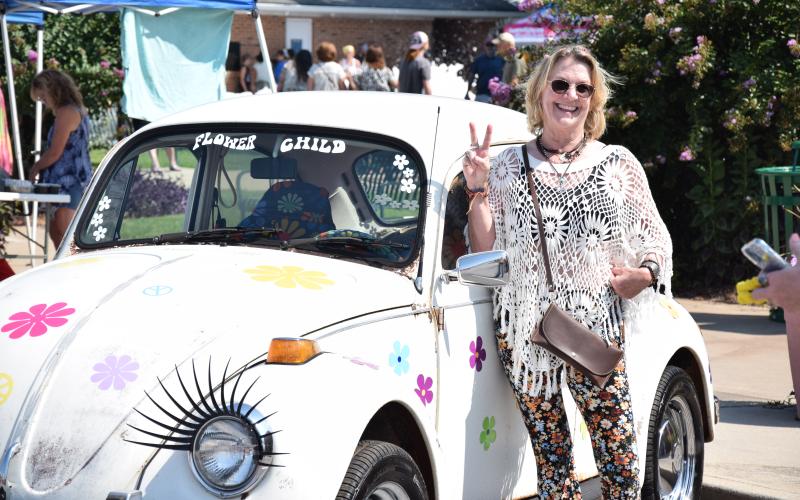 Attendees were able to take a trip back to a groovy time by participating in activities, dressing in their 60s best and listening to classic songs from the era.