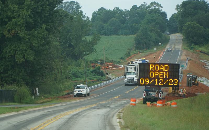 The Georgia Department of Transportation reopened U.S. Highway 29 Tuesday with a new bridge over Beaverdam Creek.