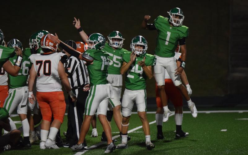 On the field, though the Lions lost 40-14 to the rival Bulldogs, younger players played well for Franklin.