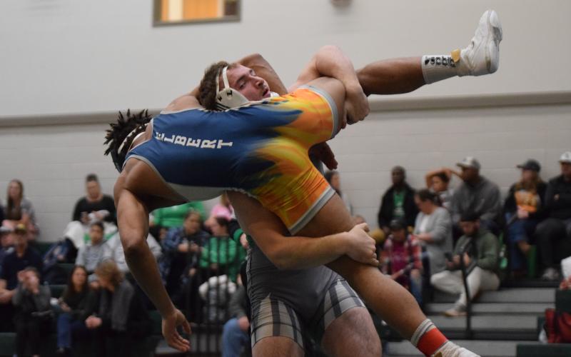 On Nov. 22, Franklin hosted the Lions Thanksgiving Tournament and took first place in the 10-team duals tournament with an undefeated record.